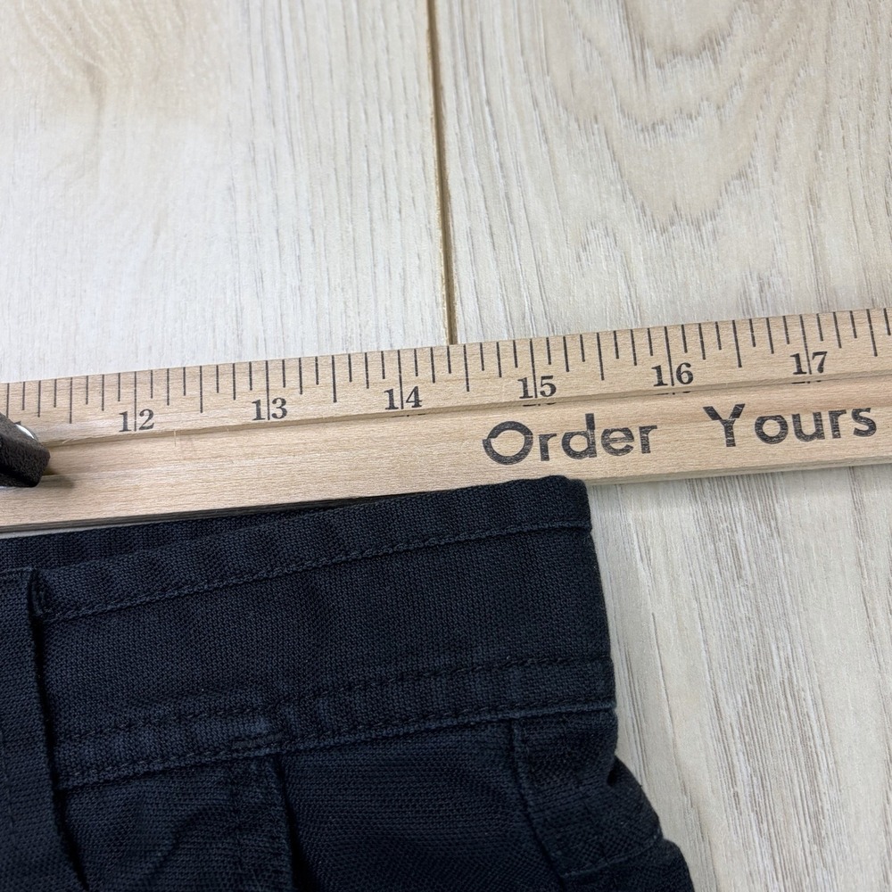 Livsn Men'sFlex Canvas Pants V2 Slim Straight Fit Black Size 30x29 Utility Cargo - Picture 9 of 12